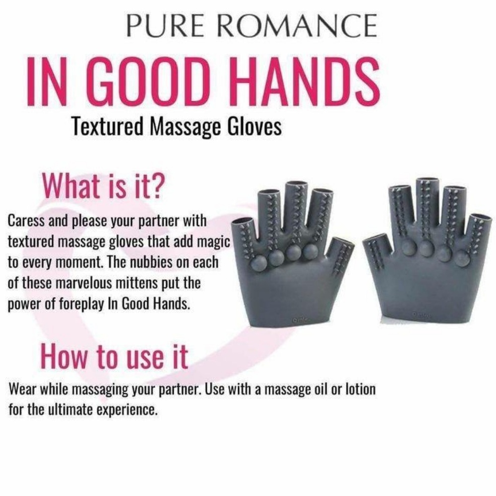 Textured massage gloves - Picture 5 of 5